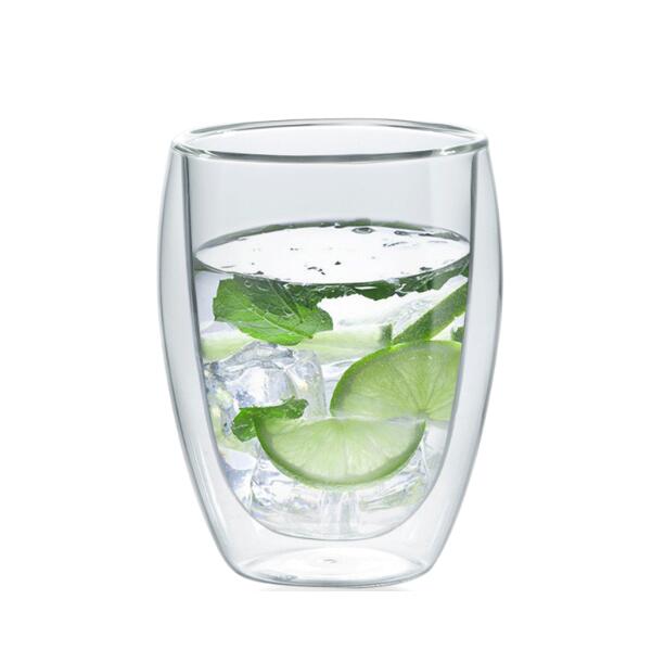 1pcs Double Wall Glass Cup Beer Coffee Heart Cups Heat Resistant Healthy Drink Mug Tea Mugs Transparent Drinkware Dropshipping - Cookinero