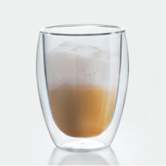 1pcs Double Wall Glass Cup Beer Coffee Heart Cups Heat Resistant Healthy Drink Mug Tea Mugs Transparent Drinkware Dropshipping - Cookinero