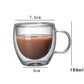 1pcs Double Wall Glass Cup Beer Coffee Heart Cups Heat Resistant Healthy Drink Mug Tea Mugs Transparent Drinkware Dropshipping - Cookinero