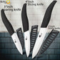 Ceramic Knife 3 4 5 inch + 6 inch Kitchen Knives Serrated Bread Set +Peeler Zirconia Black Blade Fruit Chef Knife Vege Cook Tool - Cookinero