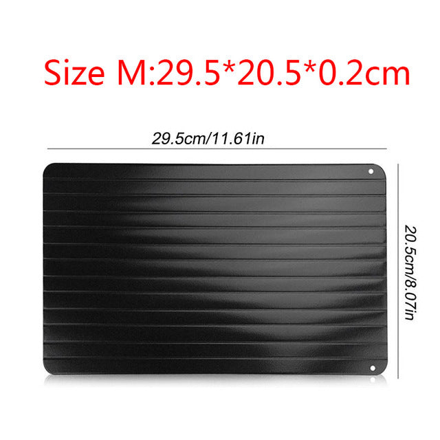Meijuner Fast Defrosting Tray Thaw Frozen Food Meat Fruit Quick Defrosting Plate Board Defrost Kitchen Gadget Tool - Cookinero