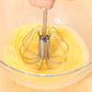 Semi-automatic Mixer Egg Beater Manual Self Turning Stainless Steel Whisk Hand Blender Egg Cream Stirring Kitchen Tools - Cookinero