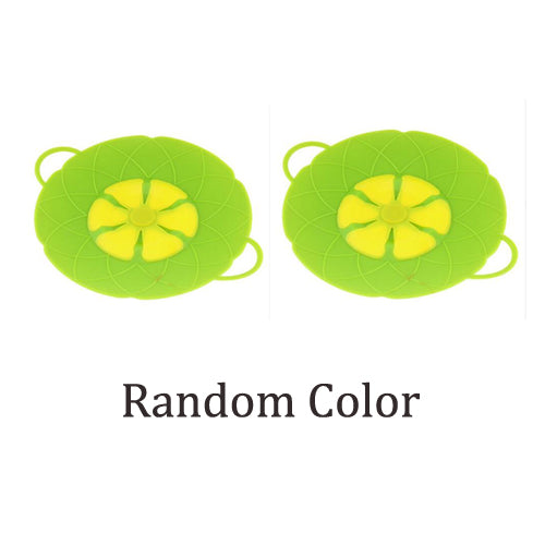 Silicone lid Spill Stopper Cover For Pot Pan Kitchen Accessories Cooking Tools Flower Cookware Home Kitchen Accessories Gadgets - Cookinero