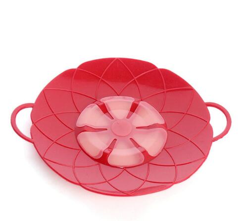 Silicone lid Spill Stopper Cover For Pot Pan Kitchen Accessories Cooking Tools Flower Cookware Home Kitchen Accessories Gadgets - Cookinero