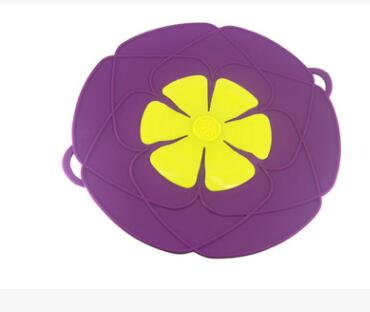 Silicone lid Spill Stopper Cover For Pot Pan Kitchen Accessories Cooking Tools Flower Cookware Home Kitchen Accessories Gadgets - Cookinero
