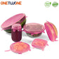 6pcs Silicone Cover Stretch Lids Reusable Airtight Food Wrap Covers Keeping Fresh Seal Bowl Stretchy Wrap Cover Kitchen Cookware - Cookinero