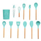 Silicone Kitchenware Cooking Utensils Set Heat Resistant Kitchen Non-Stick Cooking Utensils Baking Tools With Storage Box Tools - Cookinero