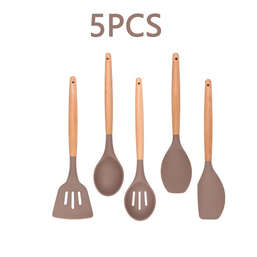 Silicone Kitchenware Cooking Utensils Set Heat Resistant Kitchen Non-Stick Cooking Utensils Baking Tools With Storage Box Tools - Cookinero