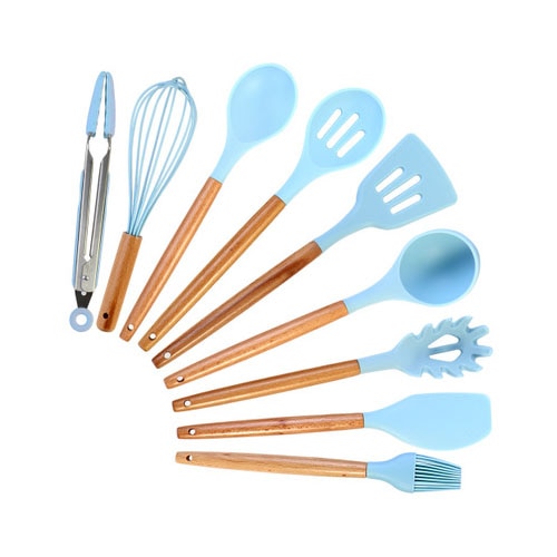 Silicone Kitchenware Cooking Utensils Set Heat Resistant Kitchen Non-Stick Cooking Utensils Baking Tools With Storage Box Tools - Cookinero