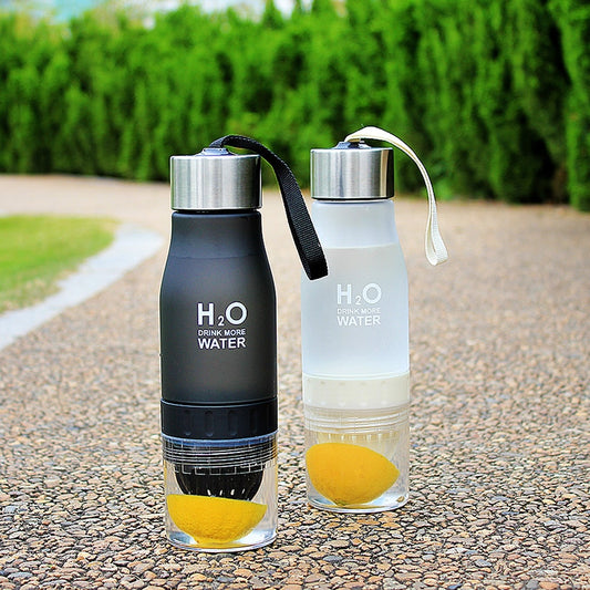 Xmas Gift 650ml Infuser Water Bottle Plastic Fruit Infusion Kids Drink Outdoor Sports Bottle Juice Lemon Portable Kettle - Cookinero
