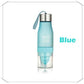 Xmas Gift 650ml Infuser Water Bottle Plastic Fruit Infusion Kids Drink Outdoor Sports Bottle Juice Lemon Portable Kettle - Cookinero