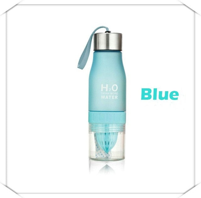 Xmas Gift 650ml Infuser Water Bottle Plastic Fruit Infusion Kids Drink Outdoor Sports Bottle Juice Lemon Portable Kettle - Cookinero