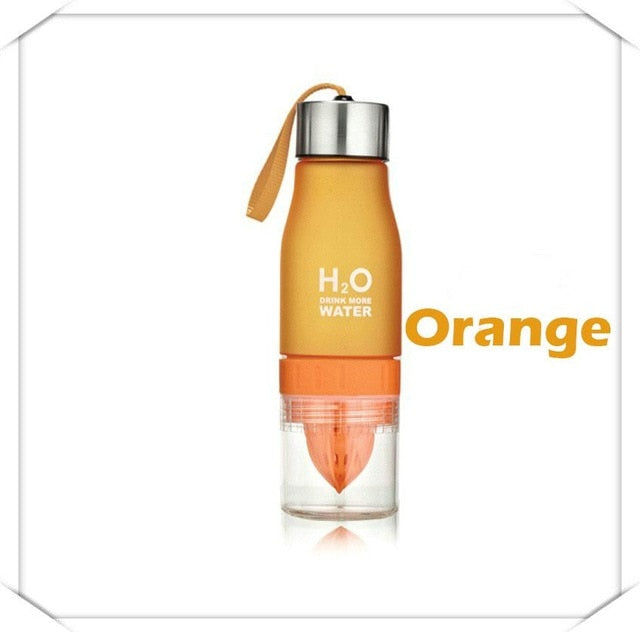 Xmas Gift 650ml Infuser Water Bottle Plastic Fruit Infusion Kids Drink Outdoor Sports Bottle Juice Lemon Portable Kettle - Cookinero