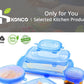 6pcs Silicone Cover Stretch Lids Reusable Airtight Food Wrap Covers Keeping Fresh Seal Bowl Stretchy Wrap Cover Kitchen Cookware - Cookinero