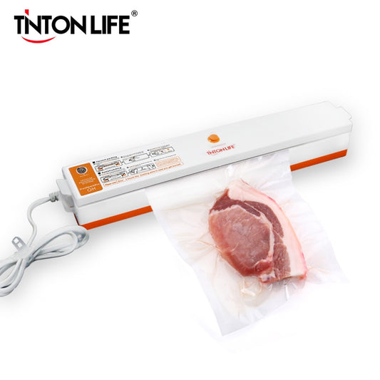 Vacuum Sealer Packaging Machine 220V/110V Household Food Vacuum Sealer Film Sealer Vacuum Packer Including 15Pcs Bags - Cookinero