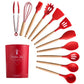 Silicone Kitchenware Cooking Utensils Set Heat Resistant Kitchen Non-Stick Cooking Utensils Baking Tools With Storage Box Tools - Cookinero