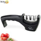 Knife Sharpener 3 Stages Professional Kitchen Sharpening Stone Grinder knives Whetstone Tungsten Diamond Ceramic Sharpener Tool - Cookinero