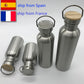 Portable Stainless Steel Water Bottle 1000ml Bamboo Lid Sports Flasks Travel Cycling Hiking Camping Bottles BPA Free - Cookinero