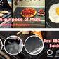 Meijuner 2pcs Non-stick BBQ Grill Mat Baking Mat Teflon Cooking Grilling Sheet Heat Resistance Easily Cleaned Kitchen Tools - Cookinero