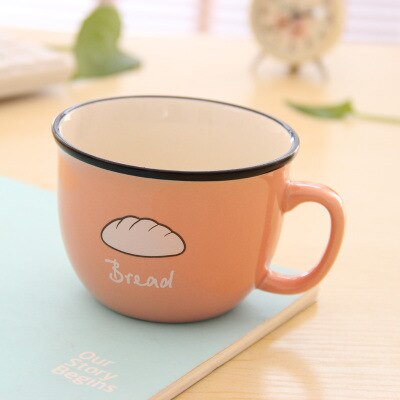Thicken Anti scald Mug Coffe Milk Lemon Juice Water  Breakfast Cute Mugs cup Ceramic Bottlees - Cookinero