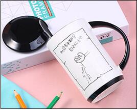 Couple Coffe Mugs And Cups Ceramic Heat-resistant Borosilicate Heat Insulation Coffee Milk Tea Mug For Friend Gifts - Cookinero