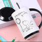 Couple Coffe Mugs And Cups Ceramic Heat-resistant Borosilicate Heat Insulation Coffee Milk Tea Mug For Friend Gifts - Cookinero