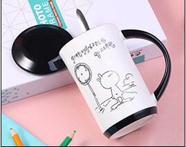 Couple Coffe Mugs And Cups Ceramic Heat-resistant Borosilicate Heat Insulation Coffee Milk Tea Mug For Friend Gifts - Cookinero