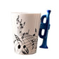 Hoomall 300ML Instrument Mug Handle Ceramic Coffe Mug Cup Musical Note Hot Mug Table Water Bottle Dinkware Kitchen Accessories - Cookinero