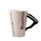 Hoomall 300ML Instrument Mug Handle Ceramic Coffe Mug Cup Musical Note Hot Mug Table Water Bottle Dinkware Kitchen Accessories - Cookinero